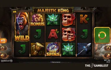 Spinomenal jumps into the jungle with Majestic Kong