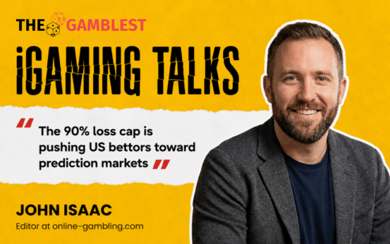 The 90% loss cap is pushing US bettors toward prediction markets, John Isaac explains why