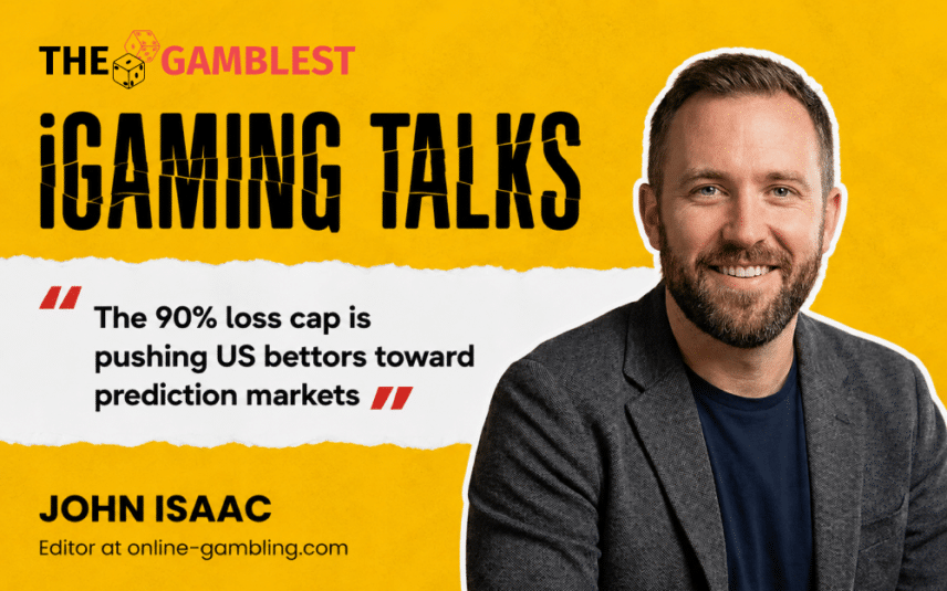 The 90% loss cap is pushing US bettors toward prediction markets, John Isaac explains why