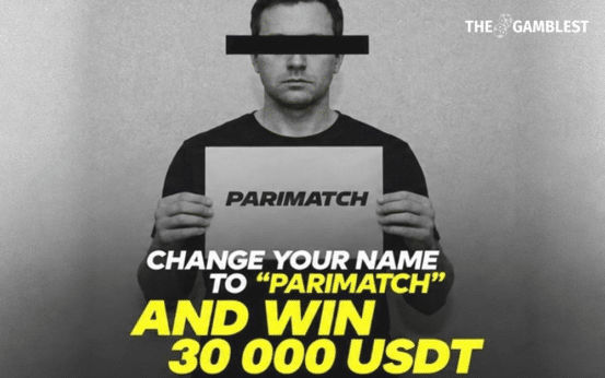 Parimatch offers $30,000 to anyone who changes their name to the brand