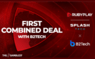 B2Tech as first client to combine RubyPlay content and Splash Tech’s jackpots