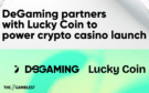 DeGaming partners with Lucky Coin to power crypto casino launch