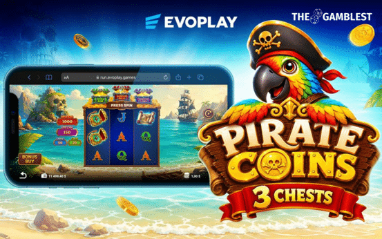 Evoplay sets sail with Pirate Coins: 3 Chests
