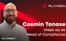 Playson appoints Cosmin Tanase as Head of Compliance