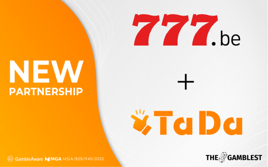 TaDa Gaming partners with 777.be to extend in Belgium